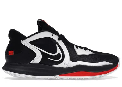 Pre-owned Nike Men's  Kyrie Low 5 Dominoes Sneakers In Black/white/chile Red In Multi