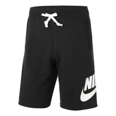 Nike Men's  Lacing Breathable Logo Sports Shorts Black