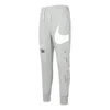 Nike Men's  Large Logo Lacing Knit Bundle Feet Sports Pants/trousers/joggers Autumn Light Grey In Gray