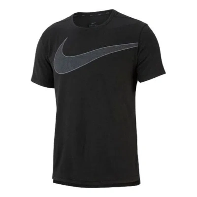 Nike Men's  Large Sports Short Sleeve Black T-shirt