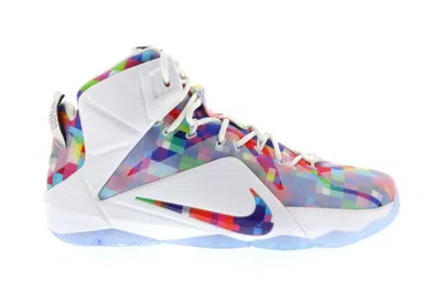 Pre-owned Nike Men's  Lebron 12 Ext Prism Sneakers In Color/university Red