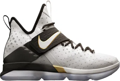Pre-owned Nike Men's  Lebron 14 Bhm (2017) Sneakers In Black/white/metallic Gold