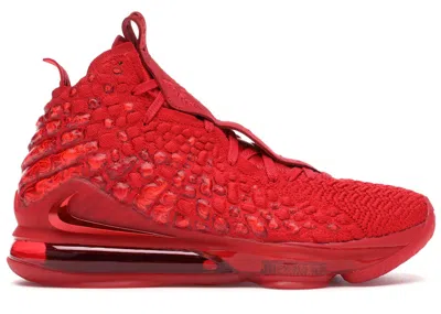 Pre-owned Nike Men's  Lebron 17 Red Carpet Sneakers In University Red