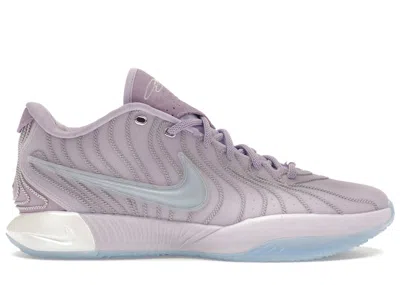Pre-owned Nike Men's  Lebron 21 Easter (translucent Outsole) Sneakers In Barely Grape/lilac Bloom/summit White In Multi