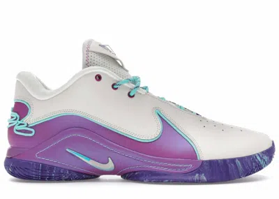 Pre-owned Nike Men's  Lebron 22 Frozen Grapes Sneakers In Soft Pearl/vivid Purple/court Purple
