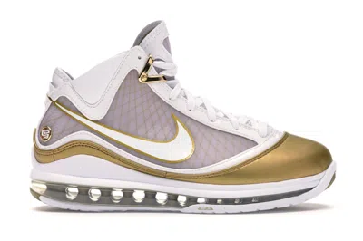 Pre-owned Nike Men's  Lebron 7 China Moon (2020) Sneakers In White/metallic Gold In Multi