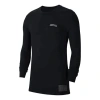Nike Men's  Lebron Dri-fit Round Neck Basketball Sports Long Sleeves T-shirt In Black