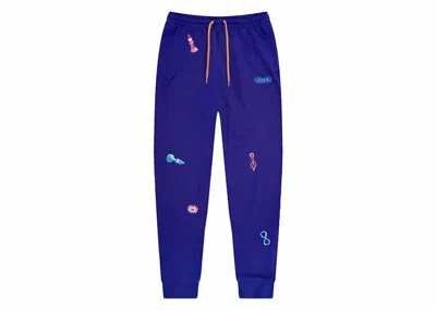Pre-owned Nike Men's  Lebron James Fleece Standard Fit Pants In Blue