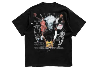 Pre-owned Nike Men's  Lebron James Scoring Record T-shirt In Black