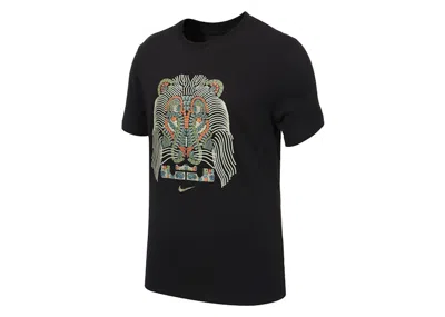 Pre-owned Nike Men's  Lebron James Strive For Greatness T-shirt In Black