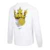 Nike Men's  Lebron Sfg Basketball Sports Printing Round Neck Long Sleeves White T-shirt