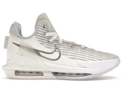 Pre-owned Nike Men's  Lebron Witness 6 Sneakers In Summit White/light Bone/aura