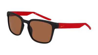 Pre-owned Nike Men's  Livefree Iconic Sunglasses In Black/brown In Multi