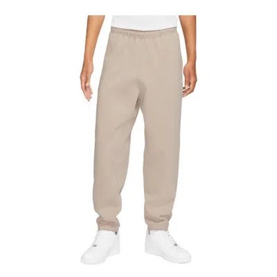 Nike Men's  Logo Embroidered Casual Stay Warm Solid Color Sports Pants/trousers/joggers In Neutral