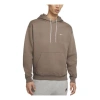 Nike Hooded Sweatshirt In Brown