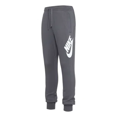 Nike Men's  Logo Fleece Casual Sports Pants/trousers/joggers Gray