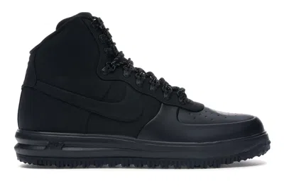 Pre-owned Nike Men's  Lunar Force 1 Duckboot 18 Triple Sneakers In Black