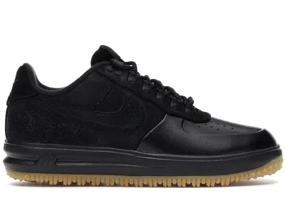 Pre-owned Nike Men's  Lunar Force 1 Duckboot Low Gum Sneakers In Black/anthracite/gum Light Brown