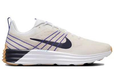 Pre-owned Nike Men's  Lunar Roam Sneakers In White/phantom/racer Blue