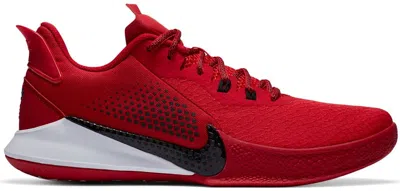 Pre-owned Nike Men's  Mamba Fury (team) Sneakers In University Red/gym Red/white In Multi
