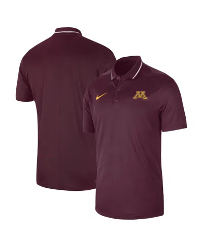 Nike Men's  Maroon Minnesota Golden Gophers 2023 Sideline Coaches Performance Polo Shirt