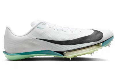 Pre-owned Nike Men's  Maxfly 2 Black Sneakers In White/bright Spruce/barely Green