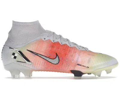 Pre-owned Nike Men's  Mercurial Dream Speed Superfly 8 Elite Fg Sneakers In Pure Platinum/bright Mango/metallic In Multi