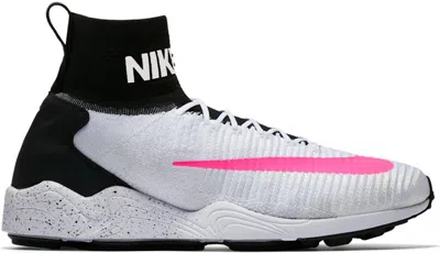Pre-owned Nike Men's  Mercurial Flyknit Fc Sneakers In Black/white/pink Blast