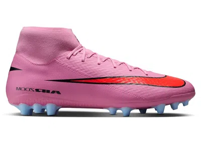 Pre-owned Nike Men's  Mercurial Superfly 10 Academy Ag Scary Good Pack Sneakers In Magic Flamingo/total Crimson In Multi