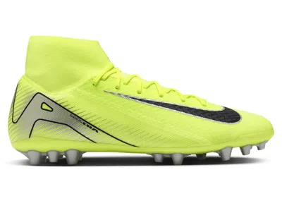 Pre-owned Nike Men's  Mercurial Superfly 10 Academy Ag Sneakers In Volt/black