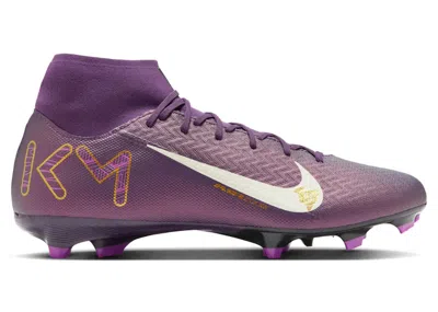 Pre-owned Nike Men's  Mercurial Superfly 10 Academy Fg/mg Kylian Mbappé Sneakers In Grand Purple/pale Ivory In Multi