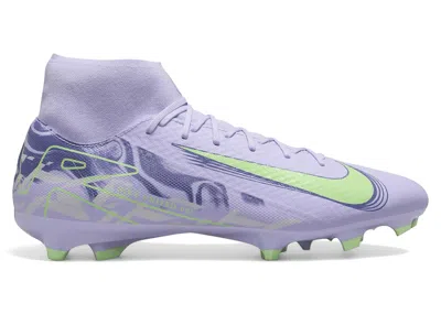 Pre-owned Nike Men's  Mercurial Superfly 10 Academy Fg/mg United Pack Sneakers In Purple Agate/barely Volt