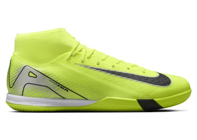 Pre-owned Nike Men's  Mercurial Superfly 10 Academy Ic Sneakers In Volt/black