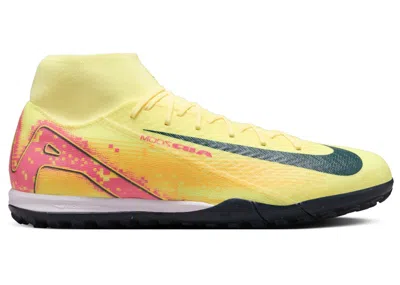 Pre-owned Nike Men's  Mercurial Superfly 10 Academy Tf Kylian Mbappe Sneakers In Light Laser Orange/armory Navy In Multi