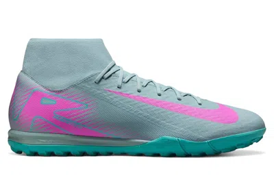 Pre-owned Nike Men's  Mercurial Superfly 10 Academy Tf Prism Pack Sneakers In Ocean Cube/pink Blast In Multi