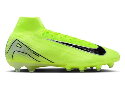 Pre-owned Nike Men's  Mercurial Superfly 10 Elite Ag Sneakers In Volt/black