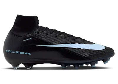 Pre-owned Nike Men's  Mercurial Superfly 10 Elite Agpro Shadow Pack Sneakers In Black/ice Blue In Multi
