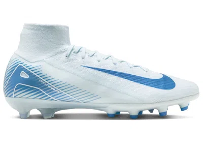 Pre-owned Nike Men's  Mercurial Superfly 10 Elite Agpro Sneakers In Glacier Blue/blue Orbit