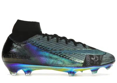Pre-owned Nike Men's  Mercurial Superfly 10 Elite Fg Iridescent Sneakers In Black