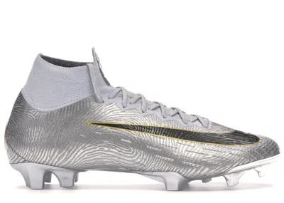 Pre-owned Nike Men's  Mercurial Superfly 6 Elite Fg Golden Touch Sneakers In Atmosphere Grey/oil Grey In Gray