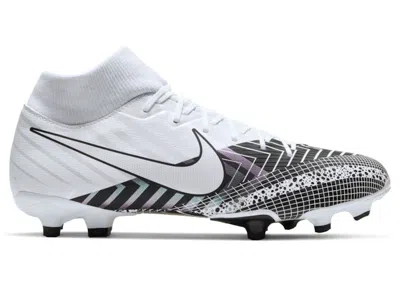 Pre-owned Nike Men's  Mercurial Superfly 7 Academy Mds Mg Dream Speed Sneakers In White/black In Multi