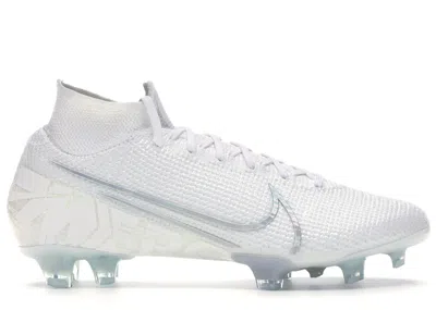 Pre-owned Nike Men's  Mercurial Superfly 7 Elite Fg Nuovo Sneakers In White