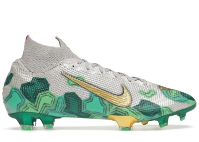 Pre-owned Nike Men's  Mercurial Superfly 7 Elite Se Fg Kylian Mbappe Bondy Dreams Sneakers In Vast Grey/electro In Multi