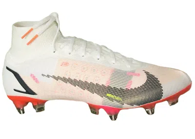 Pre-owned Nike Men's  Mercurial Superfly 8 Elite Sgpro Ac Sneakers In White/bright Crimson/pink Blast In Multi