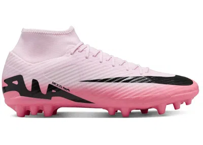 Pre-owned Nike Men's  Mercurial Superfly 9 Academy Ag Sneakers In Pink Foam/black