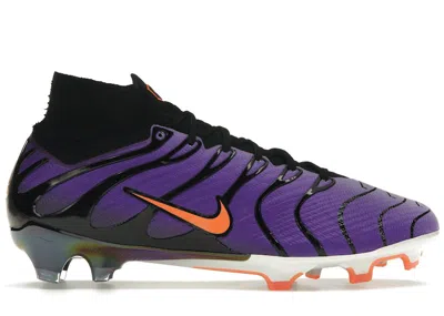 Pre-owned Nike Men's  Mercurial Superfly 9 Fg Kylian Mbappé Air Max Plus Sneakers In Voltage Purple/total Orang In Multi