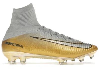Pre-owned Nike Men's  Mercurial Superfly Cr7 Cristiano Ronaldo Quinto Triunfo Sneakers In Pure Platinum/metalli In Multi