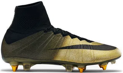 Pre-owned Nike Men's  Mercurial Superfly Cr7 Cristiano Ronaldo Rare Gold Sneakers In Black/metallic Gold Coin In Multi