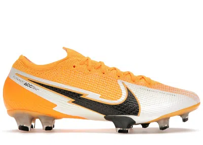 Pre-owned Nike Men's  Mercurial Vapor 13 Elite Fg Sneakers In Laser Orange/white