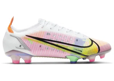 Pre-owned Nike Men's  Mercurial Vapor 14 Elite Fg Dark Rasin Sneakers In White/dark Raisin/rage Green